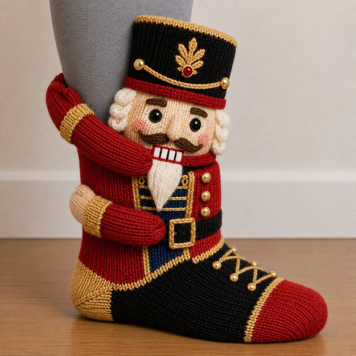 🧦3D Hugging Christmas Socks 🎅 Cute Knit Holiday Socks 5 Designs🧦A Pair