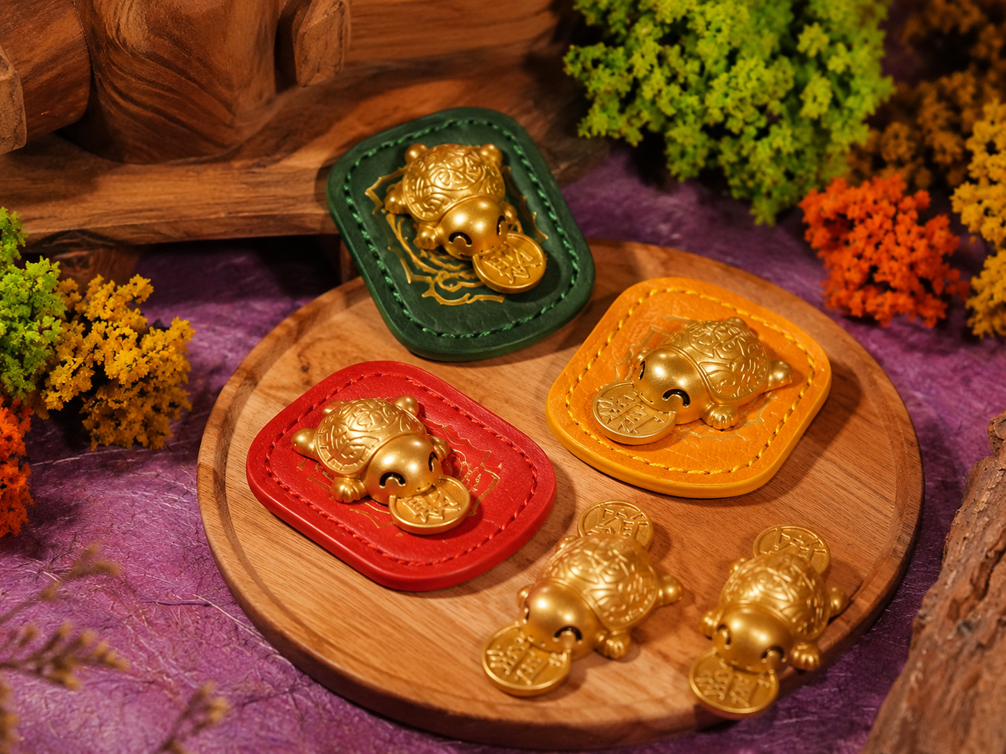 2026 Golden Turtle Charm – Bites onto Luck, Never Lets Go