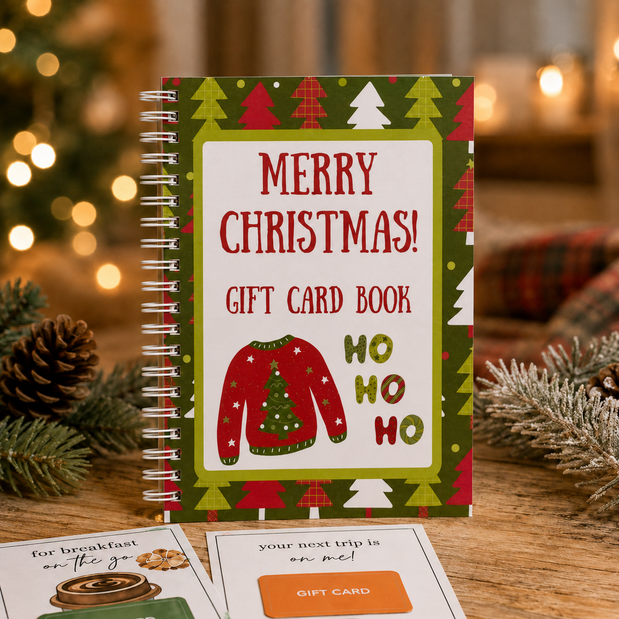 🔥Last Day 50% OFF🎁Christmas Gift Card Book