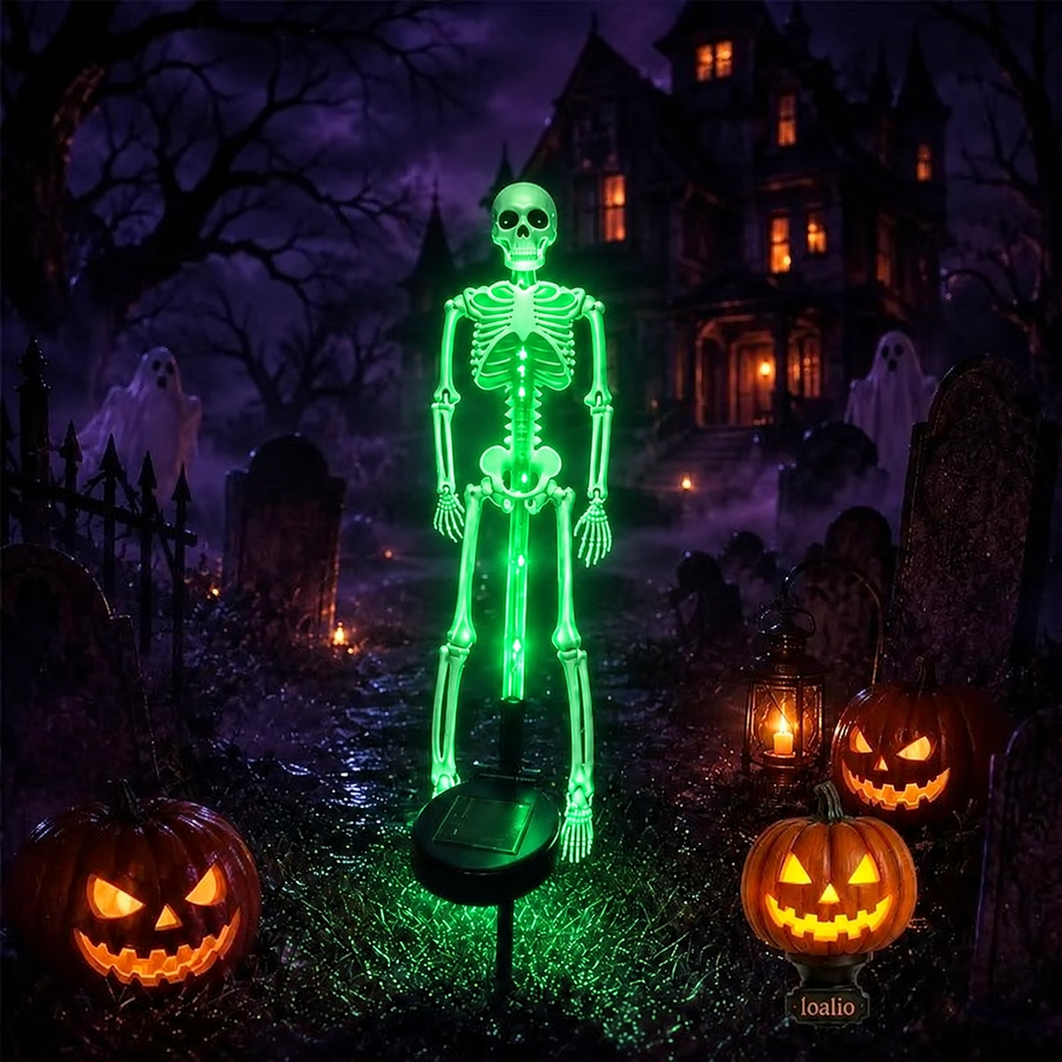 ✨Last Day 49% OFF✨💀 Solar Skeleton Ground Stake Lights