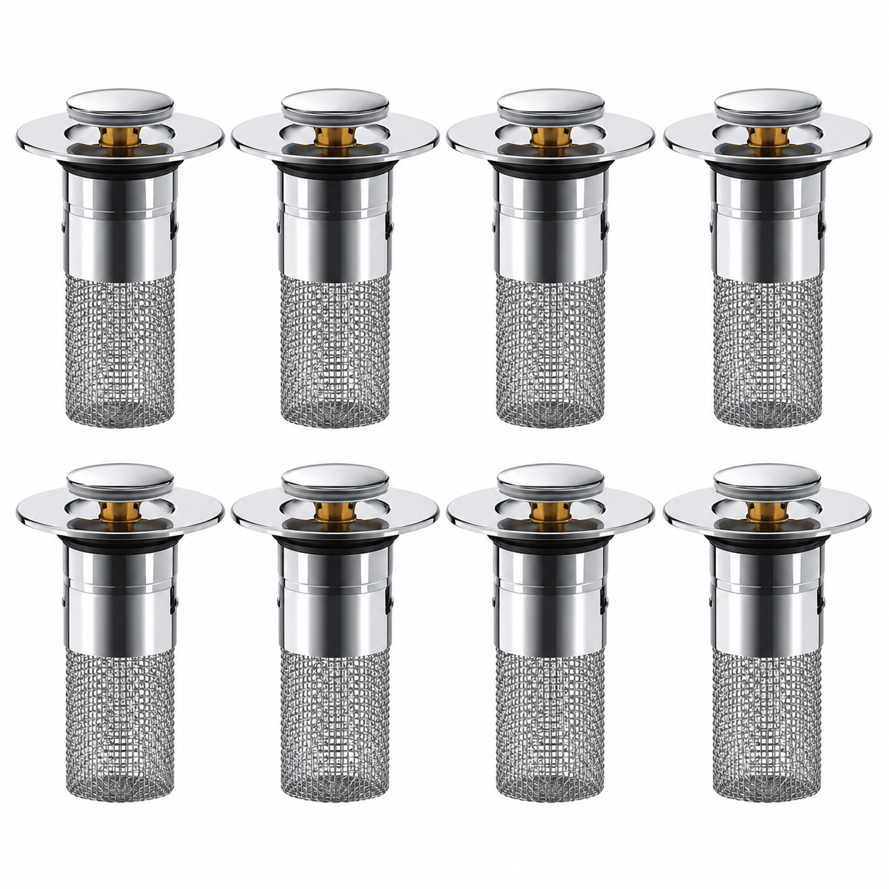 Universal Pop-Up Sink Drain Filter Stopper