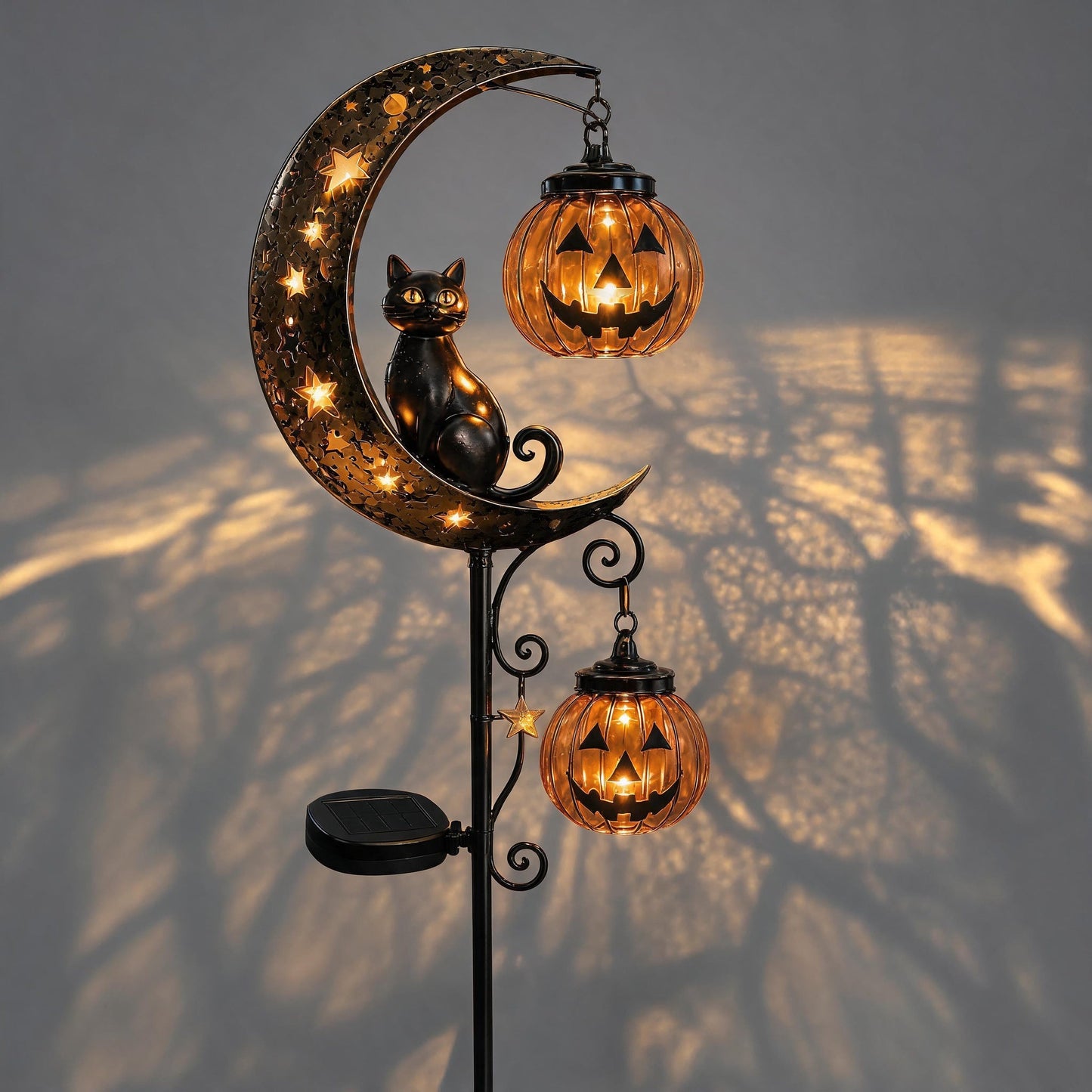 ✨LAST DAY SALE 50% OFF⚡🎃Halloween Pumpkin Moon Garden Stake Light