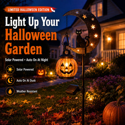 ✨LAST DAY SALE 50% OFF⚡🎃Halloween Pumpkin Moon Garden Stake Light