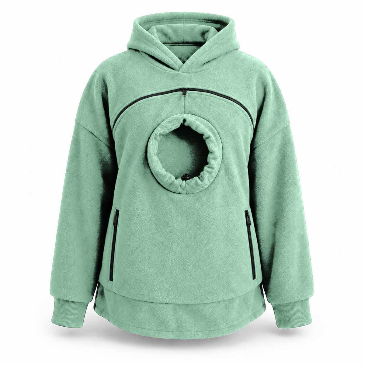 AluckgoodSet Cat Carrier Hoodie — Zip-Up Front Pouch