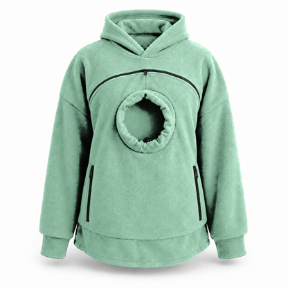 AluckgoodSet Cat Carrier Hoodie — Zip-Up Front Pouch