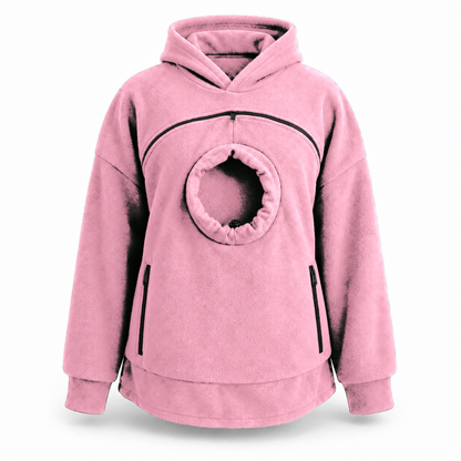 AluckgoodSet Cat Carrier Hoodie — Zip-Up Front Pouch