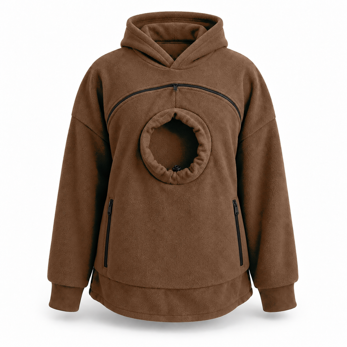 AluckgoodSet Cat Carrier Hoodie — Zip-Up Front Pouch