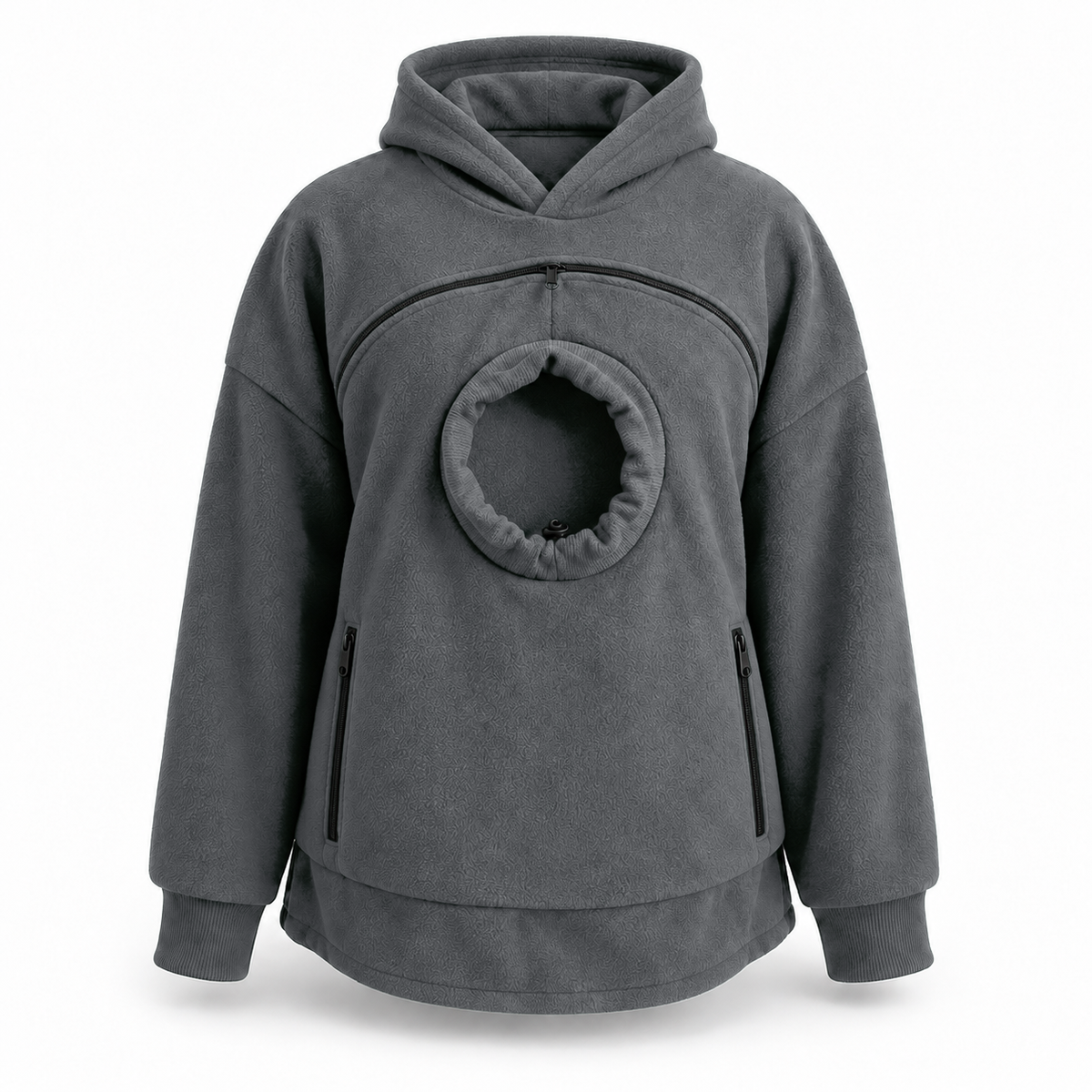 AluckgoodSet Cat Carrier Hoodie — Zip-Up Front Pouch