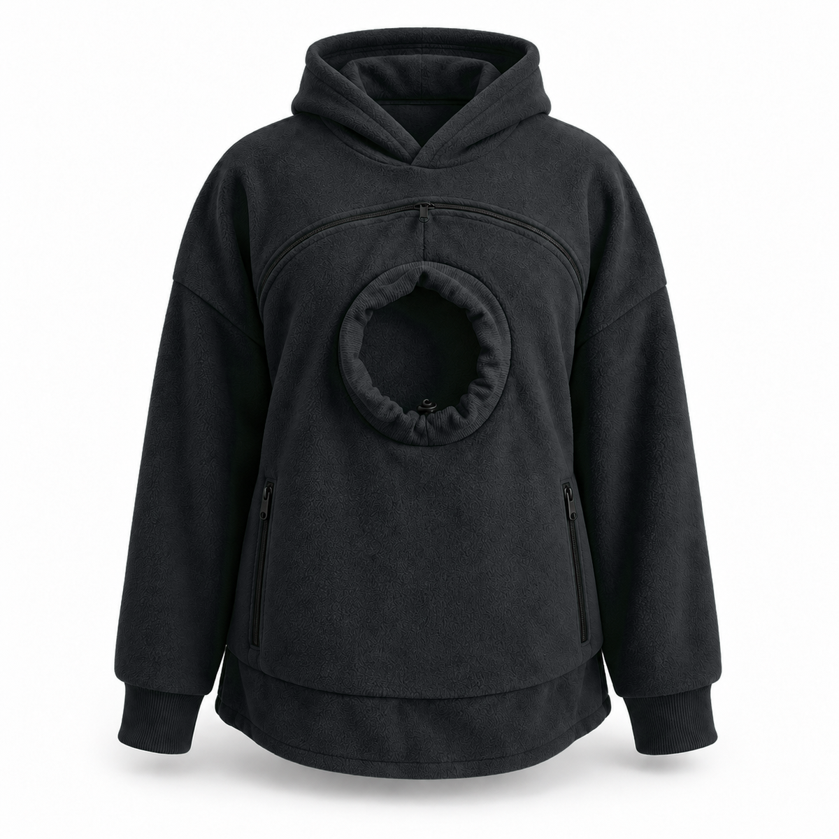 AluckgoodSet Cat Carrier Hoodie — Zip-Up Front Pouch