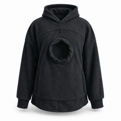 AluckgoodSet Cat Carrier Hoodie — Zip-Up Front Pouch
