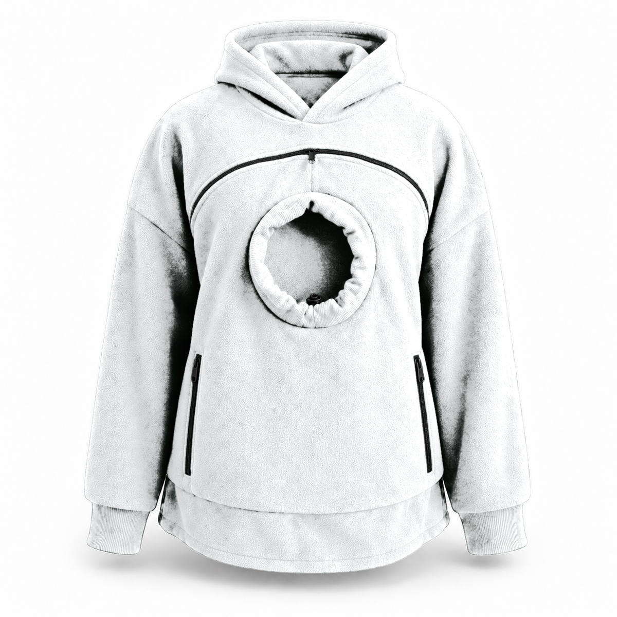 AluckgoodSet Cat Carrier Hoodie — Zip-Up Front Pouch