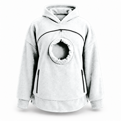 AluckgoodSet Cat Carrier Hoodie — Zip-Up Front Pouch