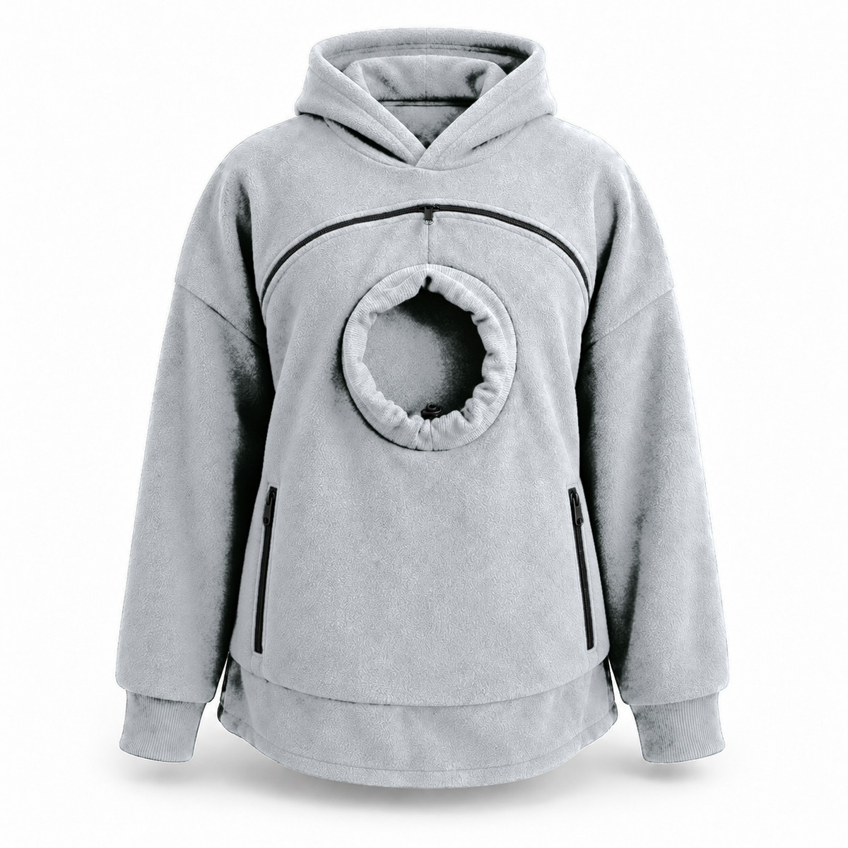 AluckgoodSet Cat Carrier Hoodie — Zip-Up Front Pouch