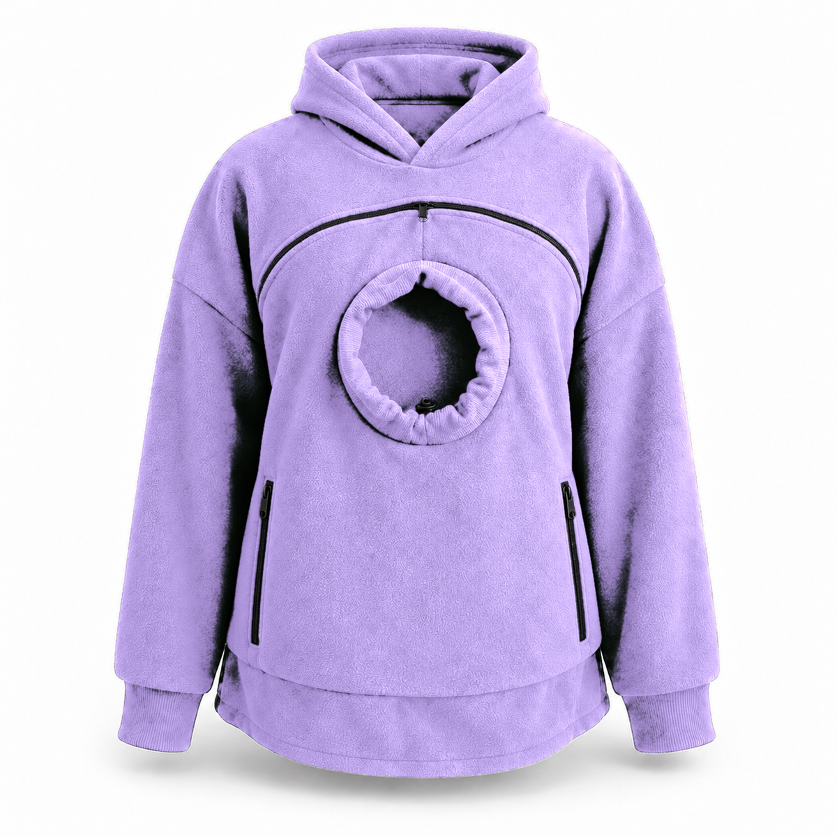 AluckgoodSet Cat Carrier Hoodie — Zip-Up Front Pouch