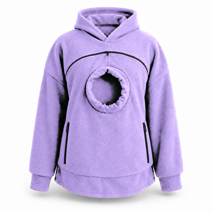 AluckgoodSet Cat Carrier Hoodie — Zip-Up Front Pouch