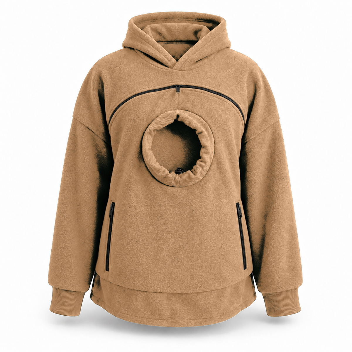 AluckgoodSet Cat Carrier Hoodie — Zip-Up Front Pouch