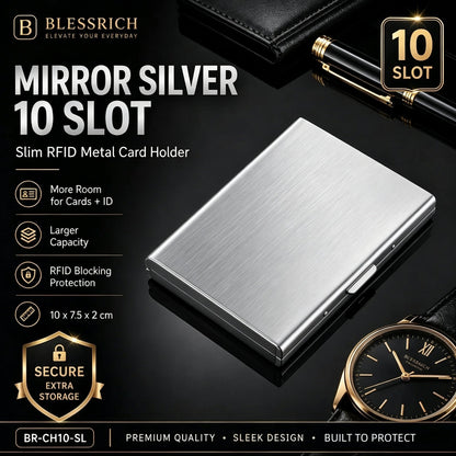 RFID Blocking Metal Card Holder