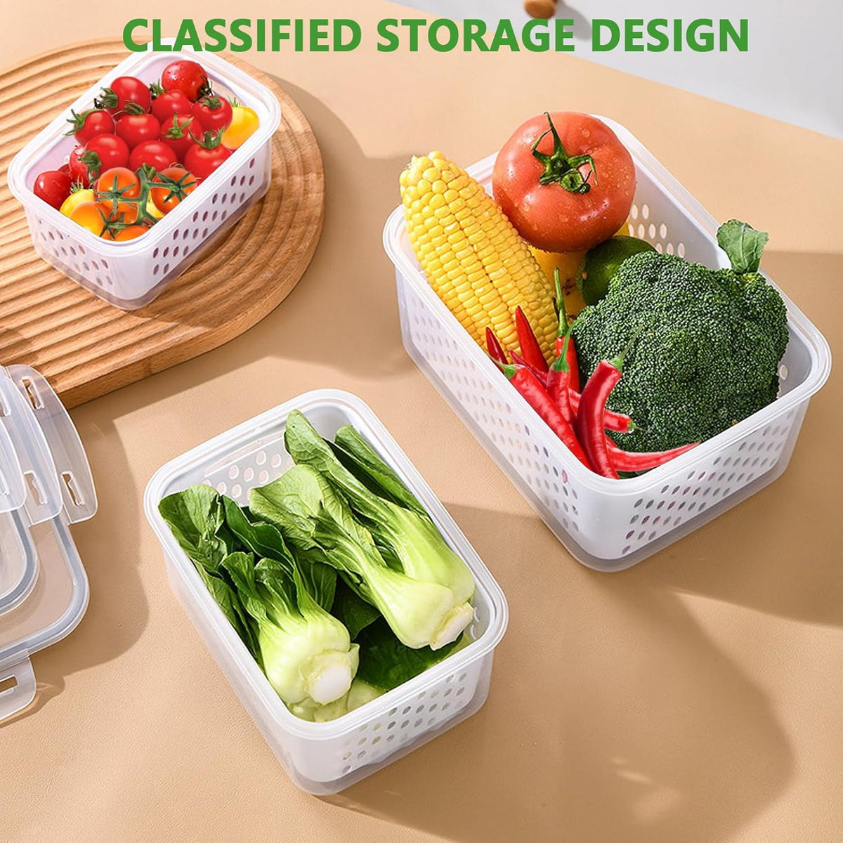 🔥🔥Hot Sale 🍓 Refrigerator Food Storage Containers – Keep Fruits Fresh