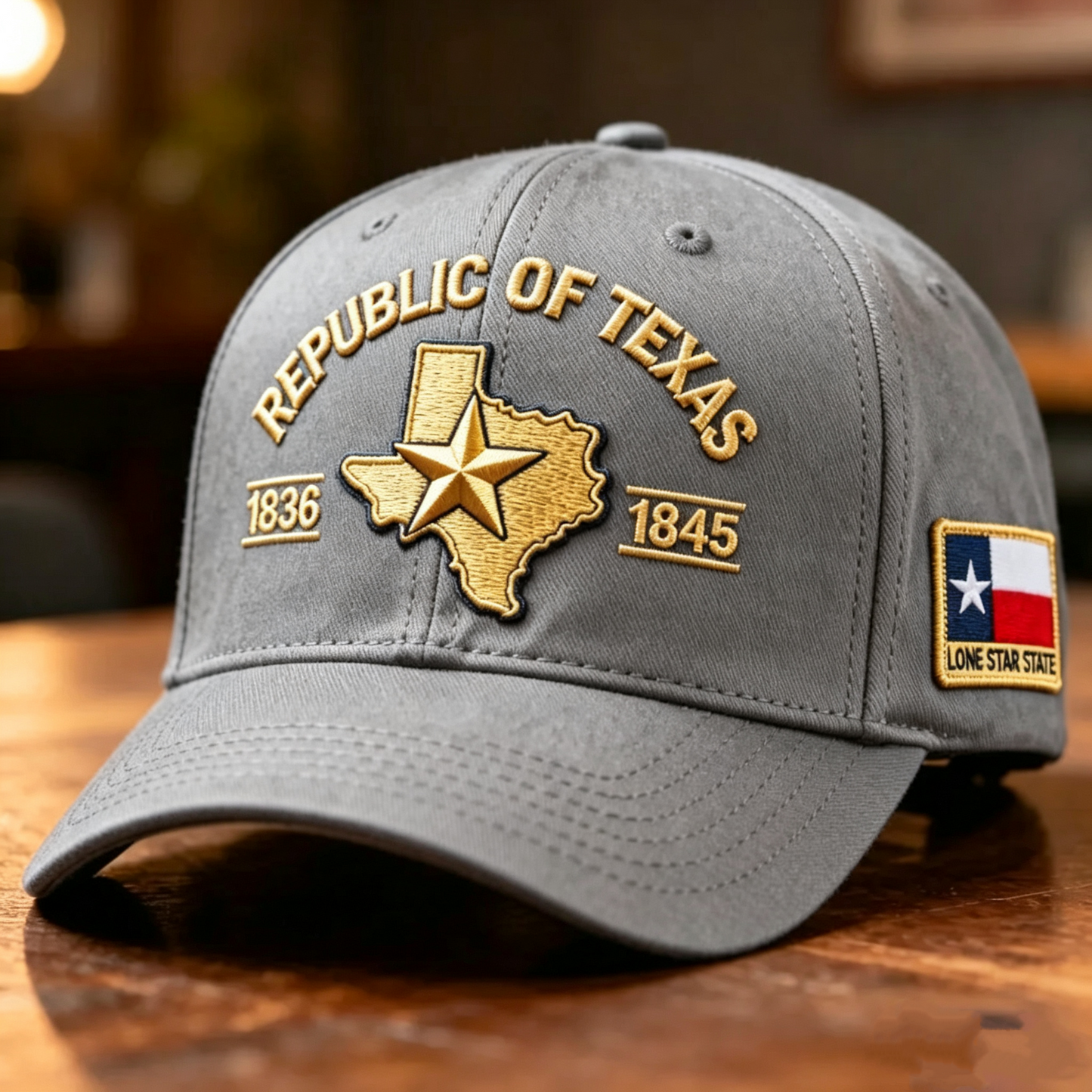 Republic of Texas Embroidered Hat