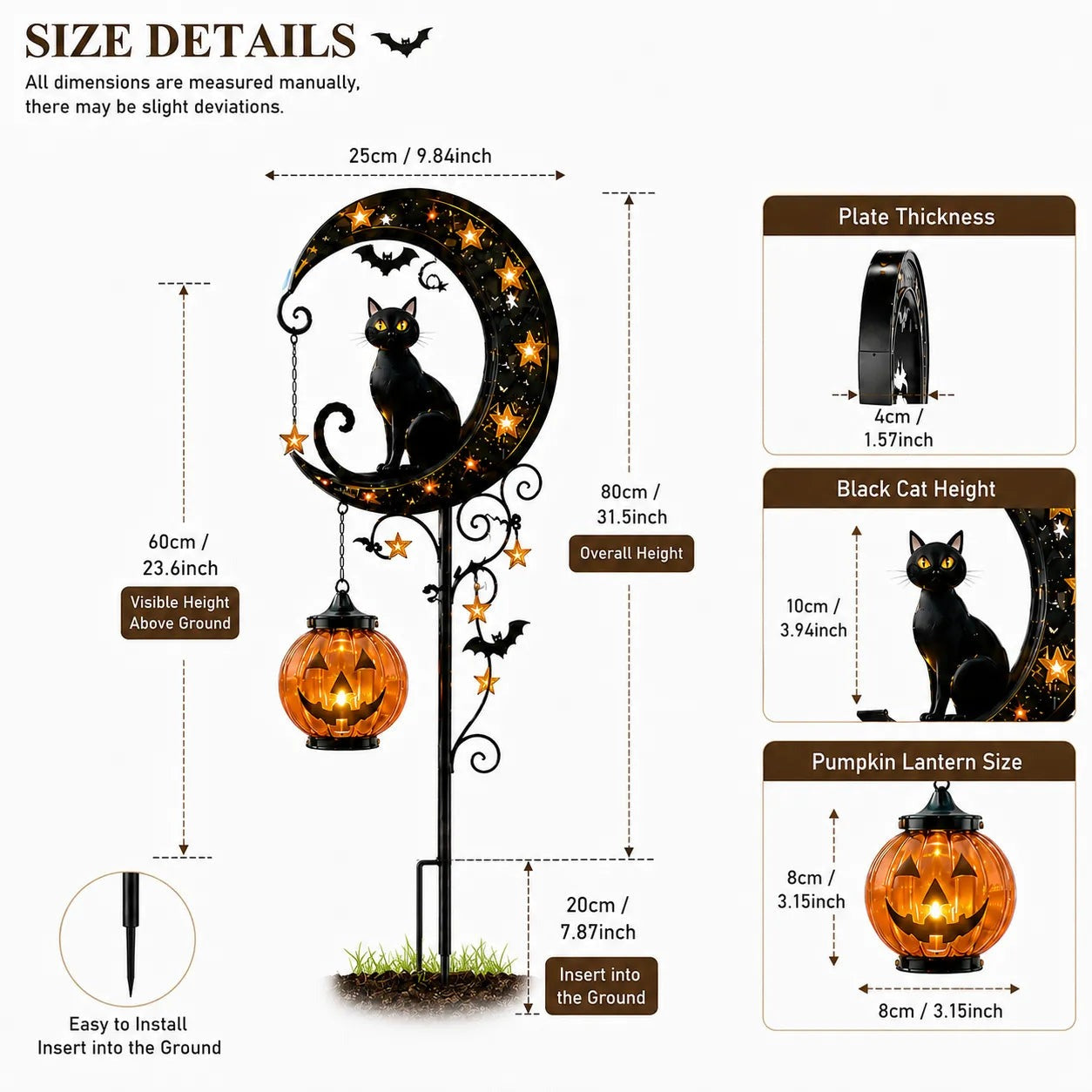 🎃 Pumpkin Moon Garden Stake Light
