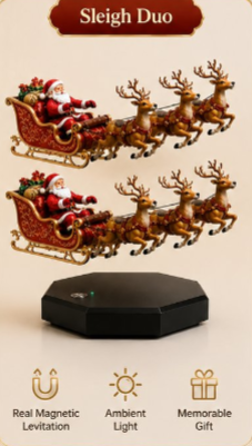 🎅 Santa’s Flying Sleigh — Magnetic Levitation Christmas Display ✨