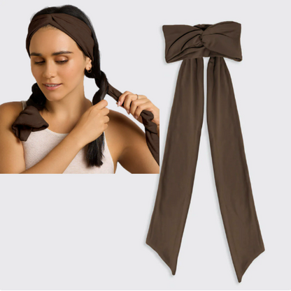 Terracotta Set & Flow Active Curling Headband