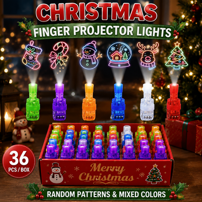 👻🎃 Halloween Finger Projector Rings – LED Party Favors for Kids(36PCS)