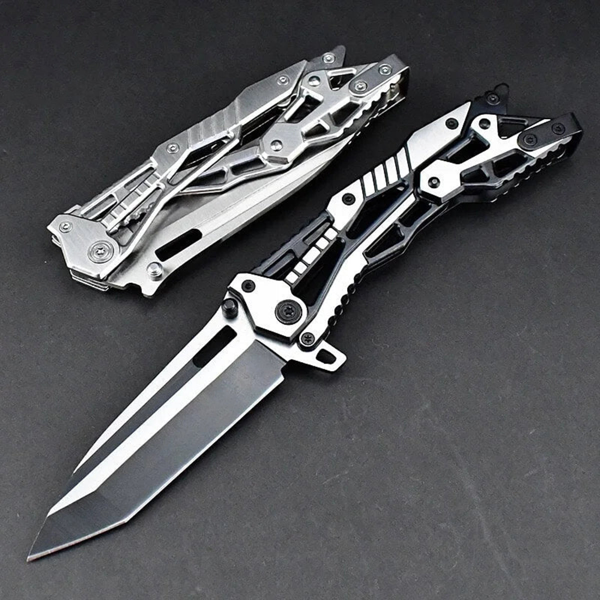 🔥Last Day Promotion-49% OFF 💥Mechanical Armor Magic Folding Knife - GS32