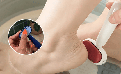 🦶✨ Professional 2-in-1 Foot Callus Remover & Smoothing File 🛁💖