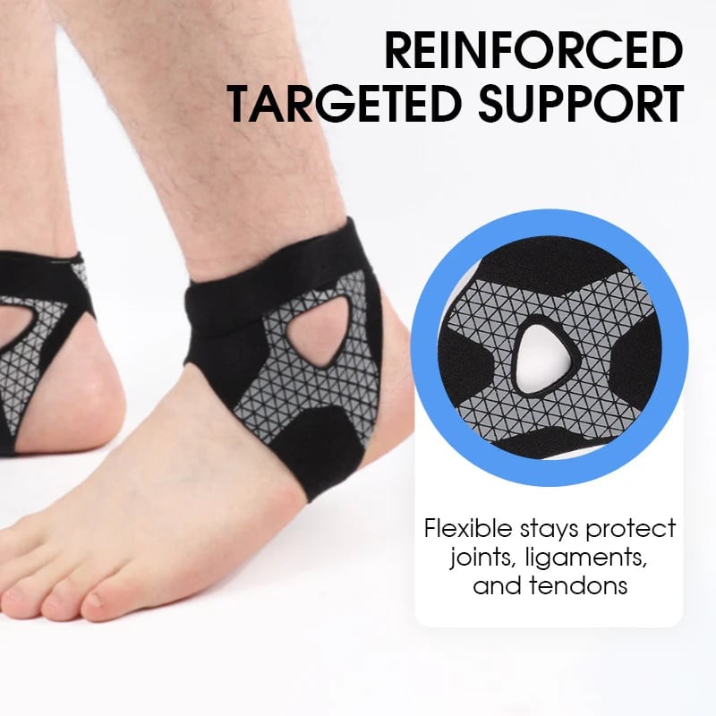 Adjustable Elastic Ankle Brace 🦶 Comfortable Support for Sports, Walking & Daily Use