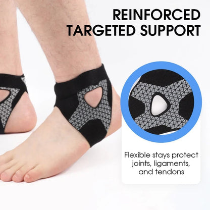 Adjustable Elastic Ankle Brace 🦶 Comfortable Support for Sports, Walking & Daily Use