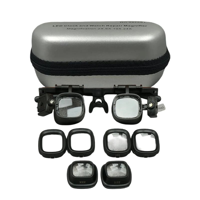 🔬 LIMITED-TIME 49% OFF! ✨ Precision LED Magnifier Glasses – Interchangeable Lenses, Dual LED, Hands-Free 💡