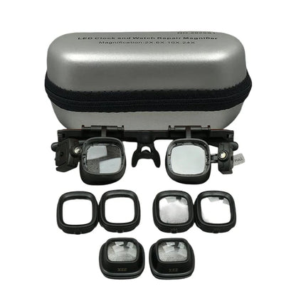 🔬 LIMITED-TIME 49% OFF! ✨ Precision LED Magnifier Glasses – Interchangeable Lenses, Dual LED, Hands-Free 💡
