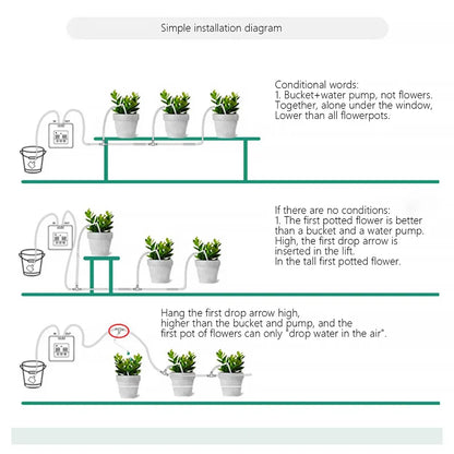 🌱 Solar-Powered Drip Irrigation System – Automatic Garden Watering Kit ☀️💧