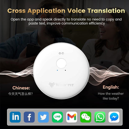 🌍 AI Real-Time Translator & Language Tutor: Smart Wearable Device for Spanish & English Practice – Supports 165+ Languages with Instant Feedback