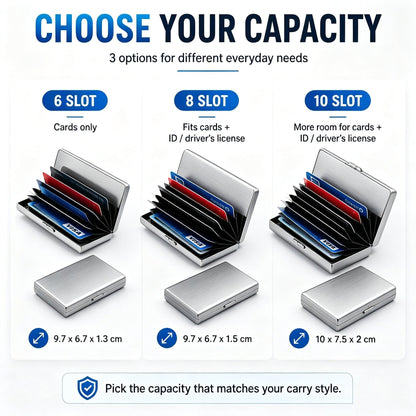 RFID Blocking Metal Card Holder