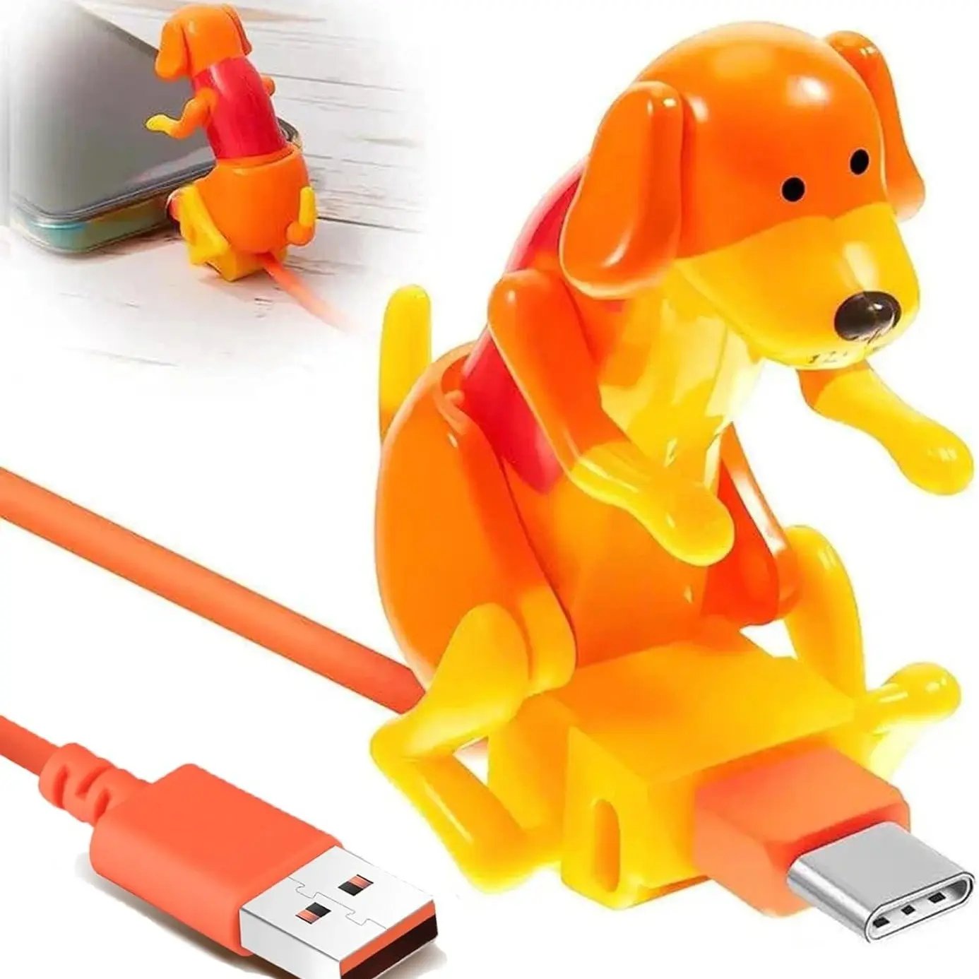 🎁Last Day Promotion 49% OFF🔥Funny Dog Humping Design Charging Cable – Fast Charge, TPE Durable