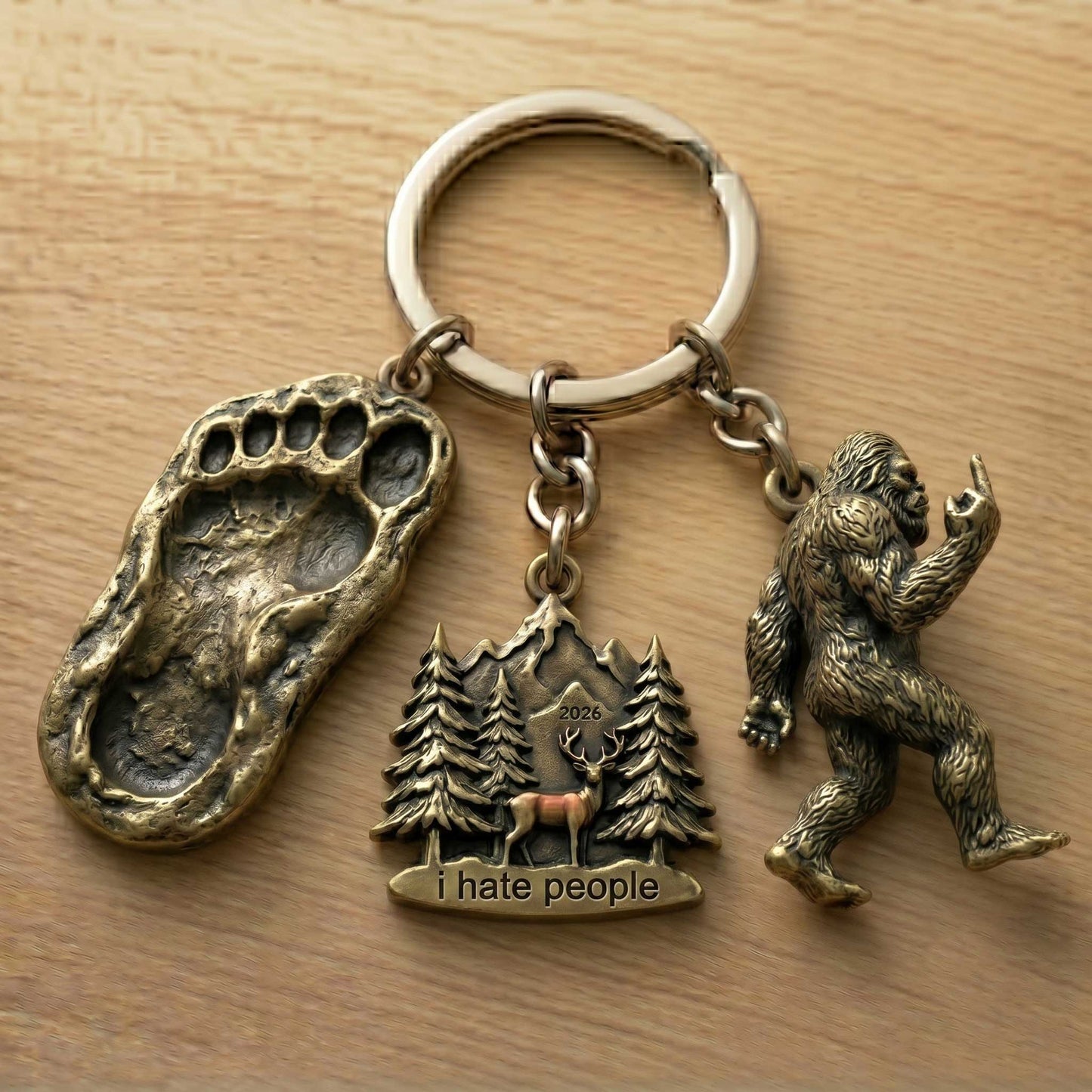 🏞️Bigfoot Mystery Keychain