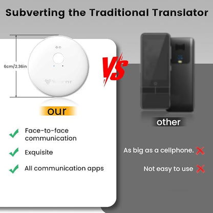 🌍 AI Real-Time Translator & Language Tutor: Smart Wearable Device for Spanish & English Practice – Supports 165+ Languages with Instant Feedback