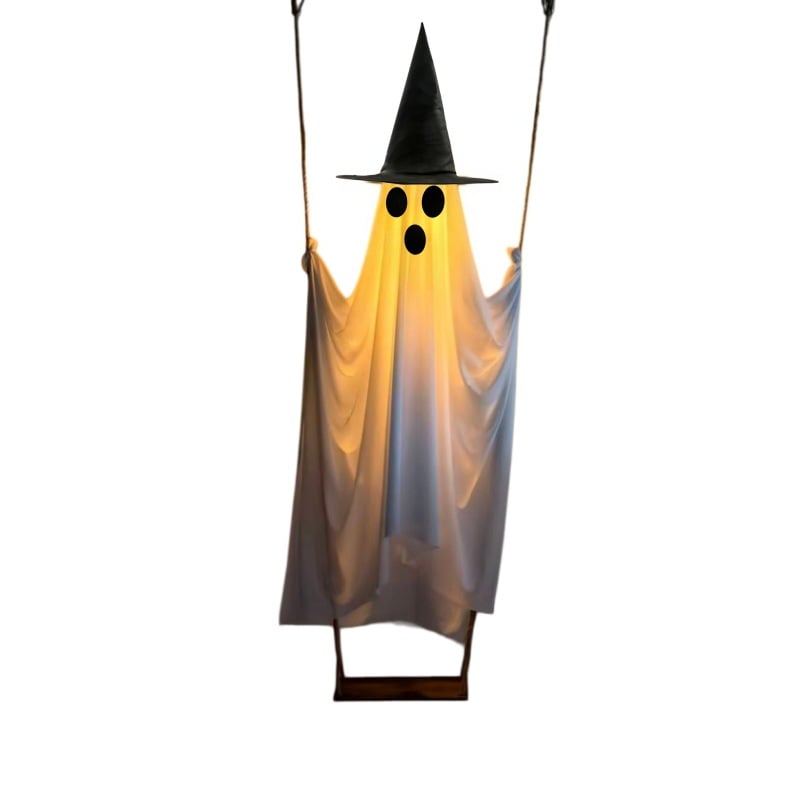 🎁HOT DEAL – Up to 66% OFF🔥Halloween Decorations OutdoorHanging Swing Ghost Halloween Decor