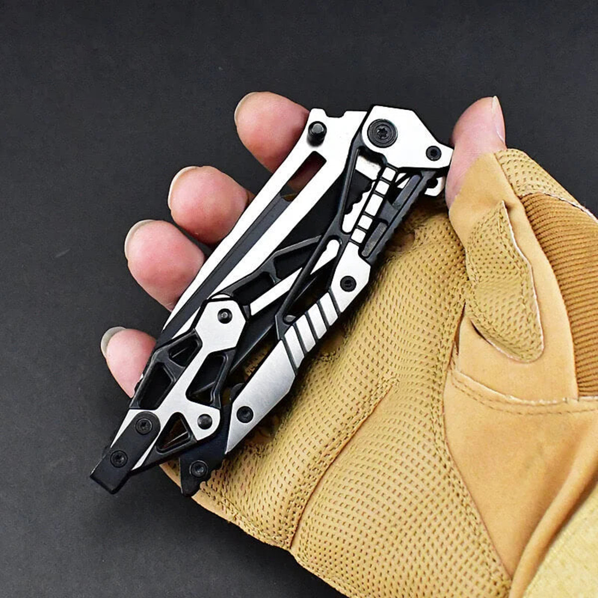 🔥Last Day Promotion-49% OFF 💥Mechanical Armor Magic Folding Knife - GS32