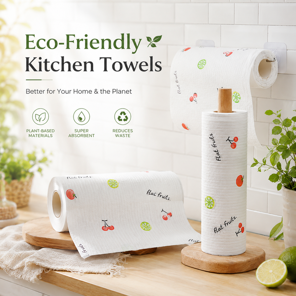 Eco-Friendly Kitchen Towels, Better for Your Home & the Planet 🌿