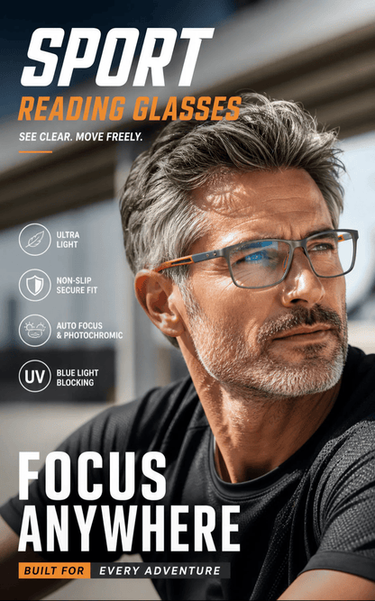 🔥Sports Smart Photochromic Progressive Bifocal Glasses