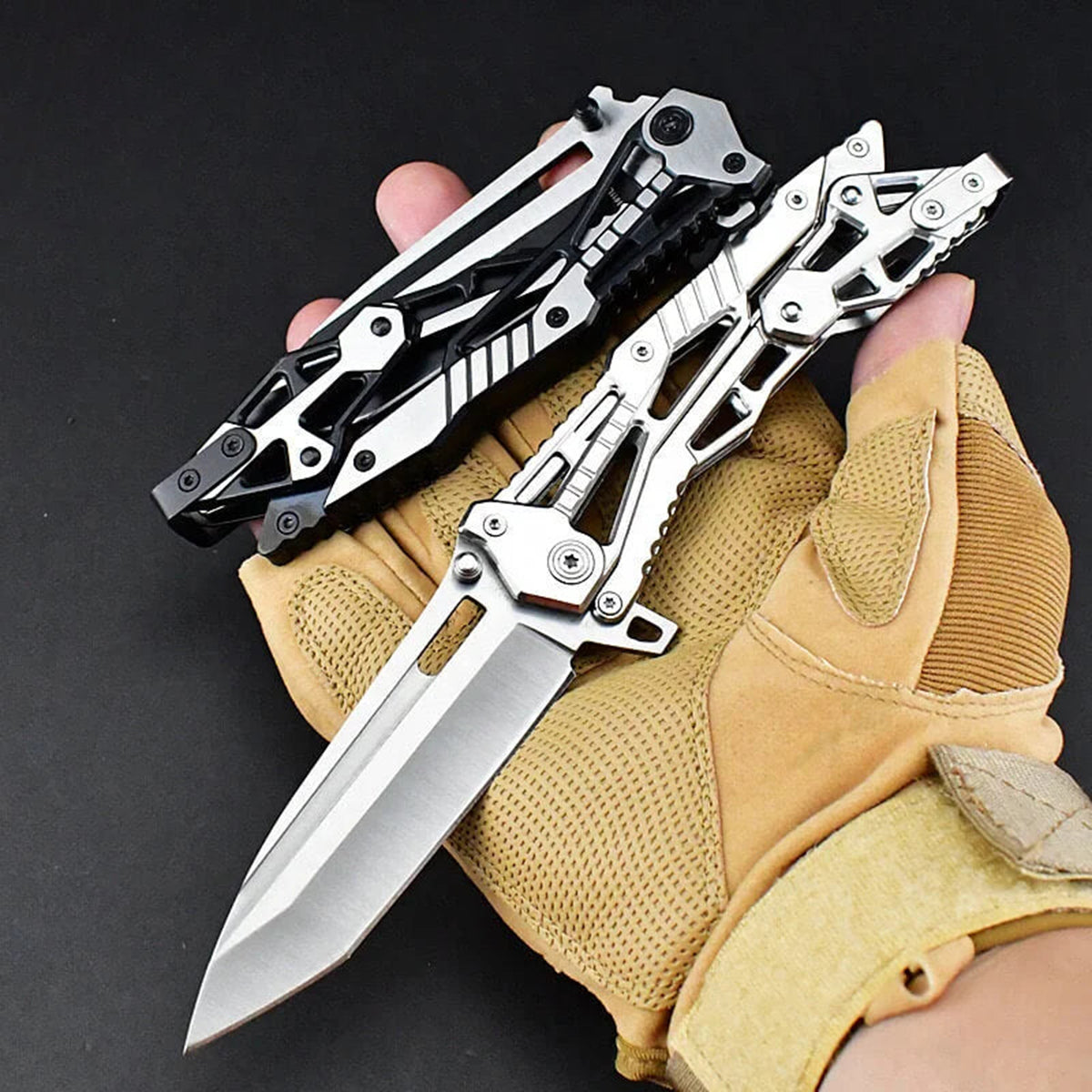 🔥Last Day Promotion-49% OFF 💥Mechanical Armor Magic Folding Knife - GS32