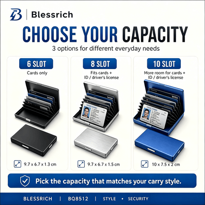 RFID Blocking Metal Card Holder