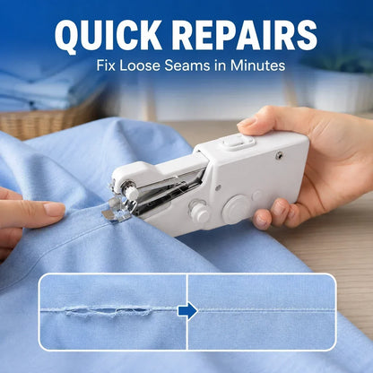 🧵Portable Handheld Sewing Machine – Quick Fabric Repair Tool