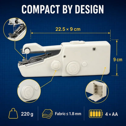 🧵Portable Handheld Sewing Machine – Quick Fabric Repair Tool