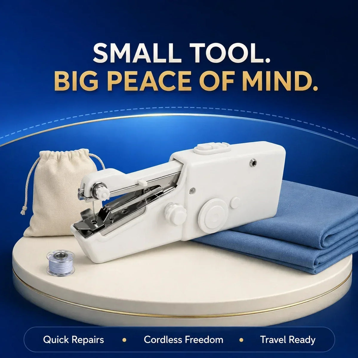 🧵Portable Handheld Sewing Machine – Quick Fabric Repair Tool