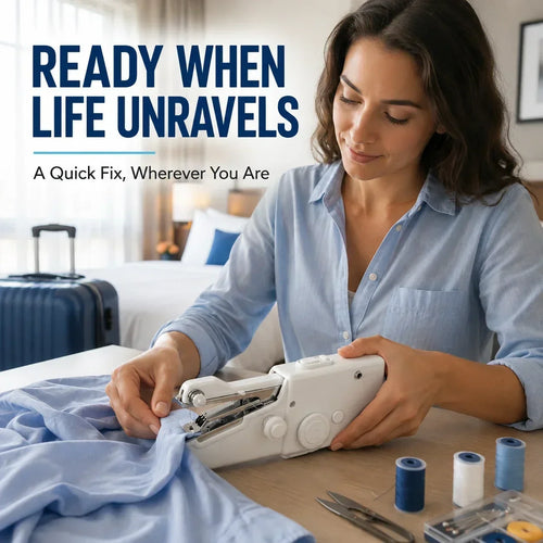 🧵Portable Handheld Sewing Machine – Quick Fabric Repair Tool