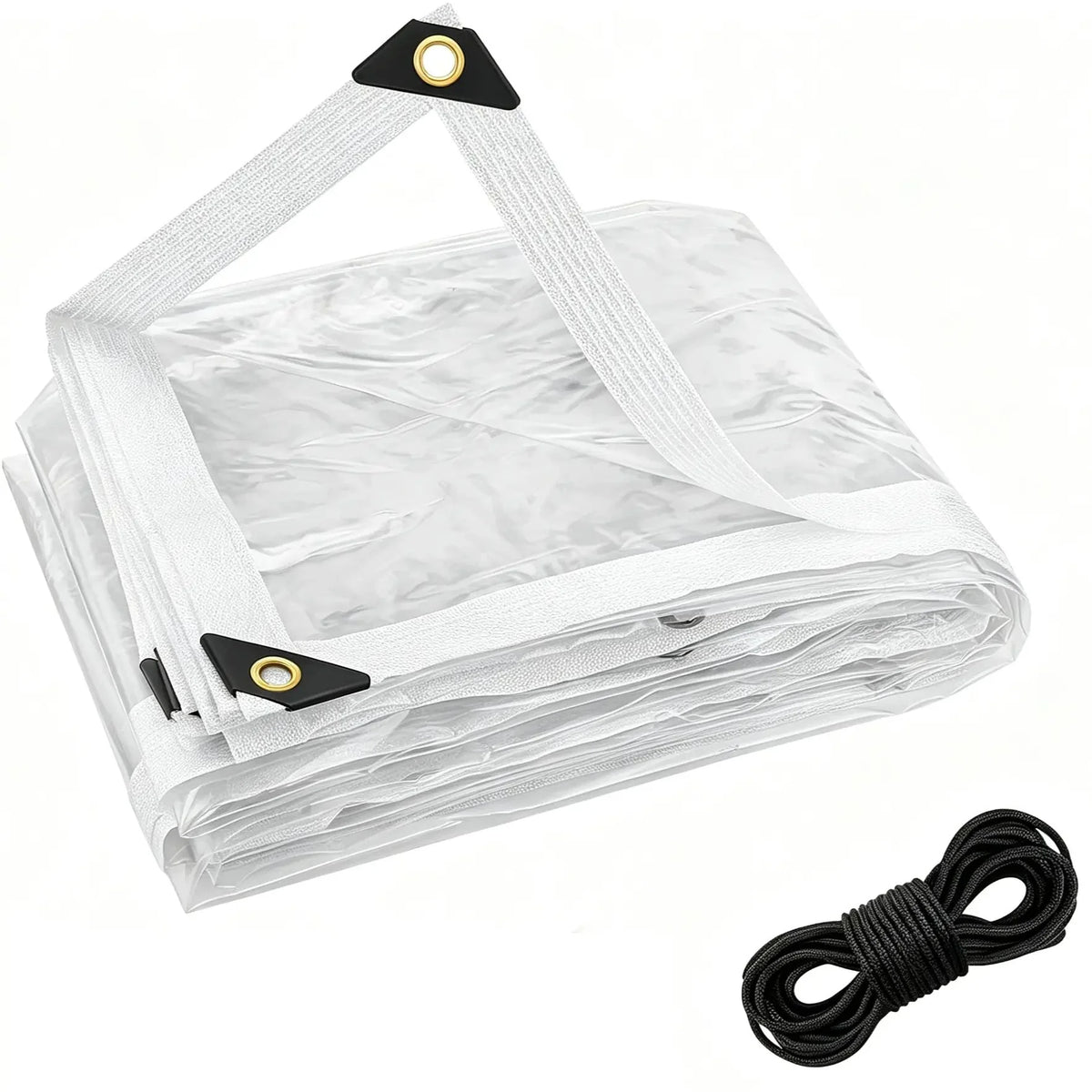 🔥LAST DAY 50% OFF - 🌧️ RainShield Pro™ Transparent Waterproof Tarp – Heavy-Duty Outdoor Cover with Secure Grommets